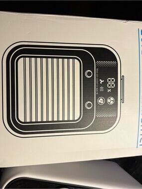 Portable Mini Air Cooler - White and Black